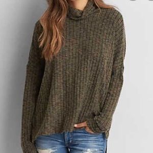 American Eagle Ribbed Turtleneck Sweater